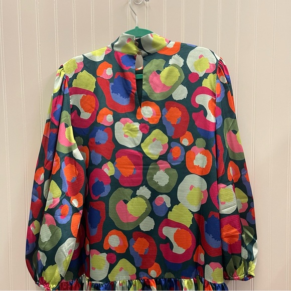 NWT Emily McCarthy Bella Dress in Winter Pop Cheetah Sz XL - Picture 11 of 13